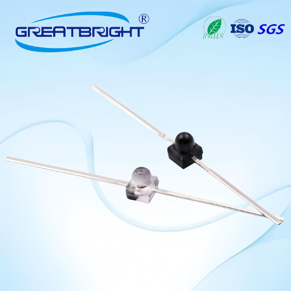 1.8MM小蝴蝶一字型940/850发射/红外接收LED灯珠美高梅(MGM)光电